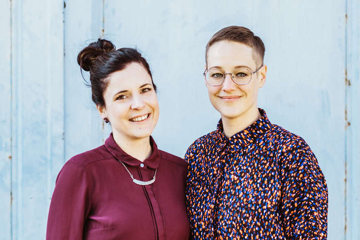 Silvia Last und Jenny Karl die Gründerinnen von Muckout in Kyritz, Brandenburg
